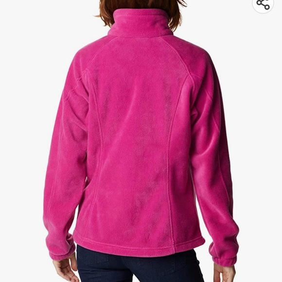 Columbia Benton Springs Fuchsia Pink Fleece Full Zip Jacket NWT - Picture 6 of 10